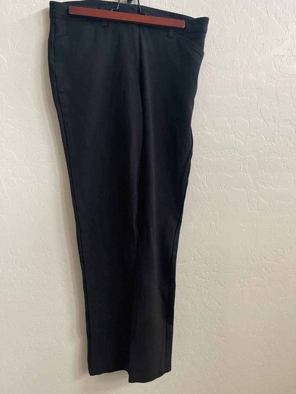 Andrew Marc Black Women's Straight Leg Trousers
